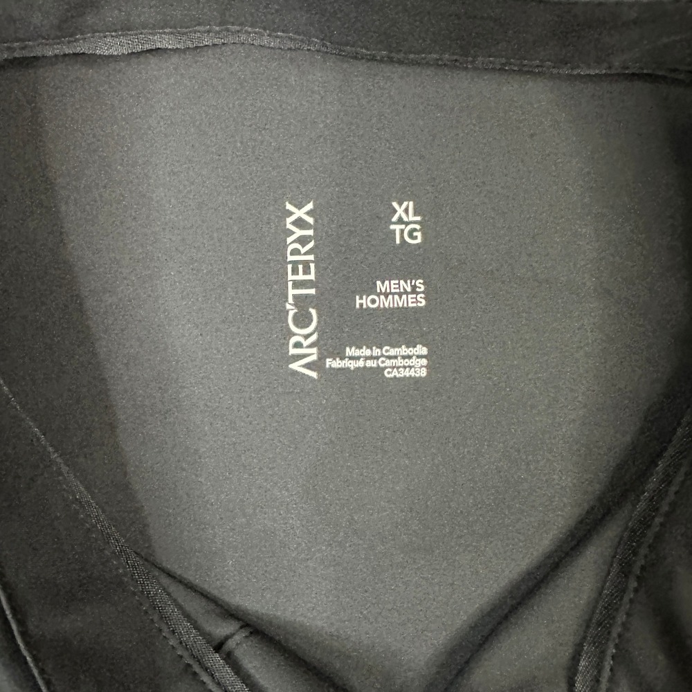 Arc'teryx Skyline SS Shirt Mens XL Black Petzl Logo Technical Button Up CA34438 - Picture 3 of 10